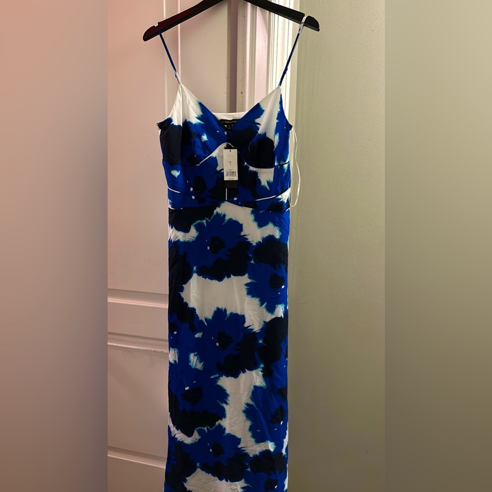 Banana Republic Full Length Blue Floral Maxi Dress💙